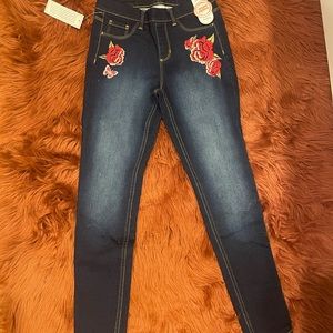 Wonder Nation dark denim stretch jeans